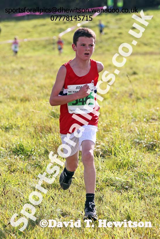 Boys under-13s, North East Harrier League, Cramlington. Photo: David T. Hewitson/Sports for All Pics